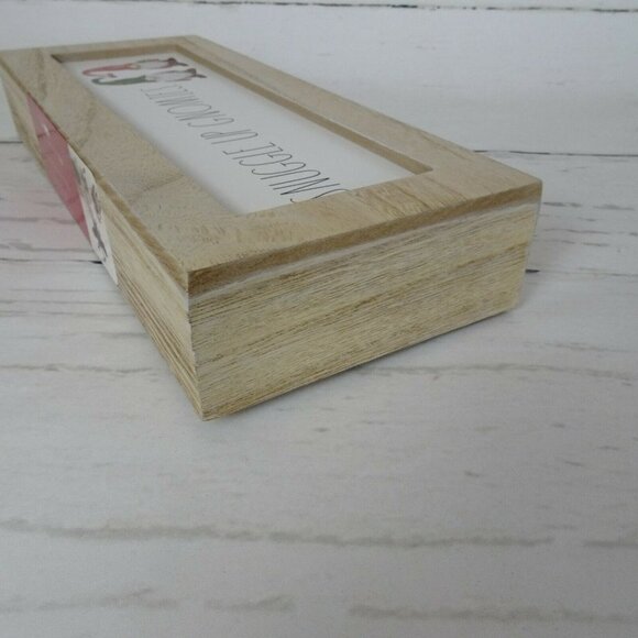 New Rae Dunn Snuggle Up Gnomies Wooden Sign Art Holiday Decor Farmhouse - Picture 6 of 12